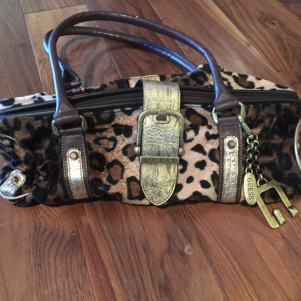Guess Leopard Print Bag
